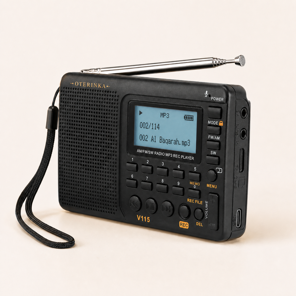 OTERINKA radio Coran — écran Al Baqarah